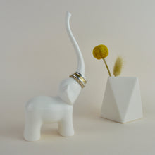 Load image into Gallery viewer, Elephant Ring Display Stand - White - Not a Jewellery Box