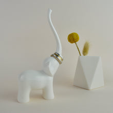 Load image into Gallery viewer, Elephant Ring Display Stand - White - Not a Jewellery Box