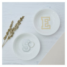 Load image into Gallery viewer, Mini Ring Dish - Varsity Initial - Not a Jewellery Box