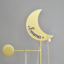 Load image into Gallery viewer, Personalised celestial jewellery stand - gold - Not a Jewellery Box