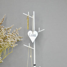 Load image into Gallery viewer, Personalised Tall Jewellery or Earring Stand - White - Not a Jewellery Box