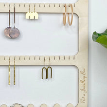 Load image into Gallery viewer, The Large Wooden Earring Holder - Not a Jewellery Box