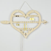 Load image into Gallery viewer, Heart Earring &amp; Necklace Hanger - Not a Jewellery Box
