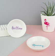 Load image into Gallery viewer, Mini Ring Dish -  Cursive Name - Not a Jewellery Box
