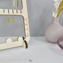 Load image into Gallery viewer, Earring Holder - Wooden Display Stand