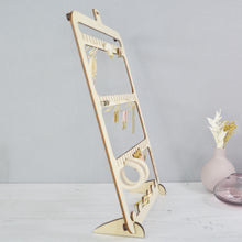 Load image into Gallery viewer, Earring Holder - Wooden Display Stand
