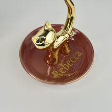 Load image into Gallery viewer, Red Cat Jewellery and trinket Dish
