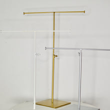 Load image into Gallery viewer, Adjustable Tall Personalised Jewellery Stand - Gold, Silver or White
