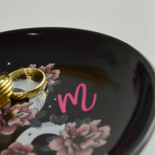 Load image into Gallery viewer, Personalised Celestial Snake &amp; Floral Jewellery Dish
