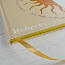 Load image into Gallery viewer, Personalised Sun Notebook - Gratitude Diary - Planner
