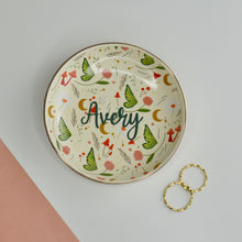 Load image into Gallery viewer, Personalised Fairy Garden Jewellery Dish
