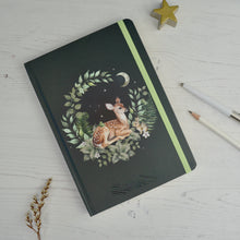 Load image into Gallery viewer, Personalised Fawn Notebook – Gratitude Journal &amp; Daily Planner
