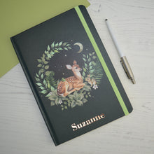 Load image into Gallery viewer, Personalised Fawn Notebook – Gratitude Journal &amp; Daily Planner
