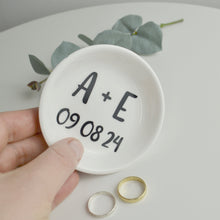 Load image into Gallery viewer, Couples Anniversary - Trinket Jewellery Dish Gift
