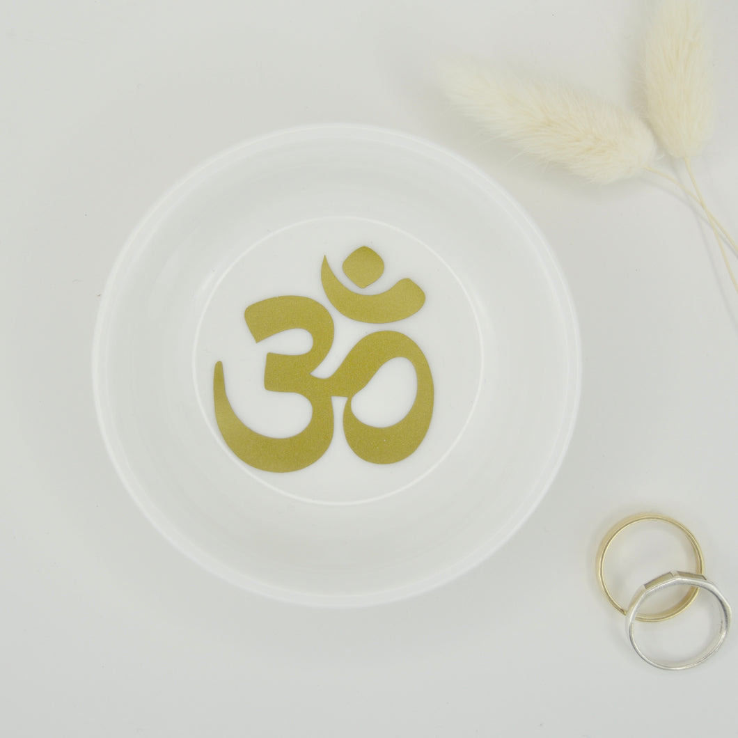 Spiritual Yoga Om - Trinket Jewellery Dish Gift