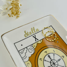 Load image into Gallery viewer, Personalised “Wheel of Fortune” Tarot Jewellery and Trinket Tray
