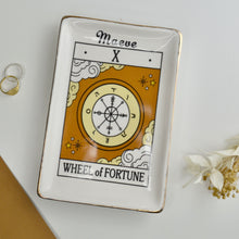 Load image into Gallery viewer, Personalised “Wheel of Fortune” Tarot Jewellery and Trinket Tray
