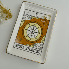 Load image into Gallery viewer, Personalised “Wheel of Fortune” Tarot Jewellery and Trinket Tray
