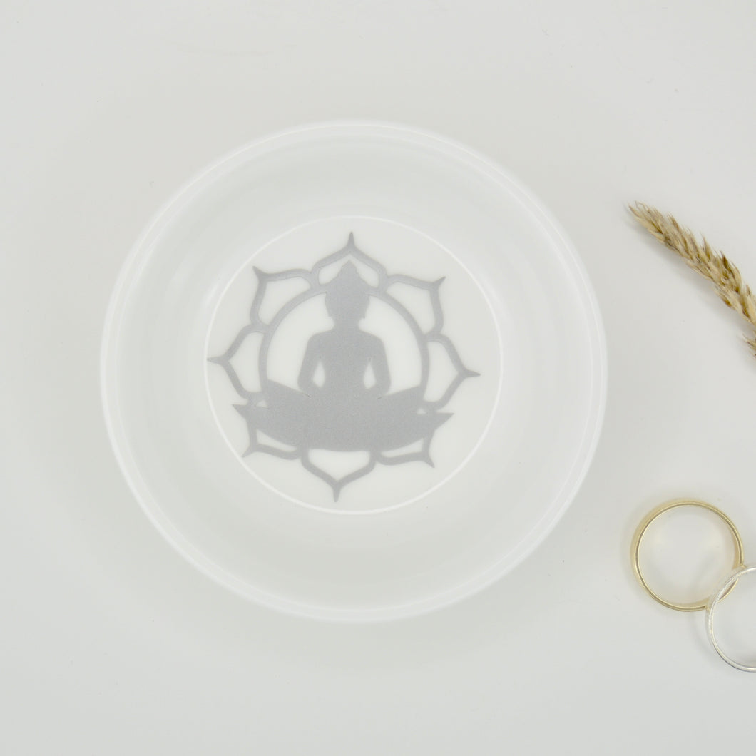 Spiritual Yoga & Lotus - Trinket Jewellery Dish Gift