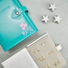 Load image into Gallery viewer, Girls Earring Storage Book - Hearts

