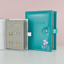 Load image into Gallery viewer, Girls Earring Storage Book - Hearts
