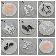 Load image into Gallery viewer, Personalised Penguin Christmas Jumper Bauble - Not a Jewellery Box
