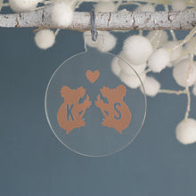Load image into Gallery viewer, Personalised Koala Christmas Bauble - Not a Jewellery Box

