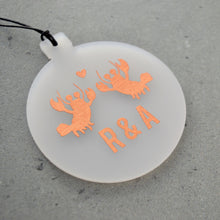 Load image into Gallery viewer, Personalised Lobster Christmas Bauble - Not a Jewellery Box

