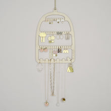 Load image into Gallery viewer, Birdcage Earring Holder - Wooden Jewellery Hanger
