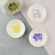 Load image into Gallery viewer, Mini Ring Dish -  The Wedding Collection - Not a Jewellery Box
