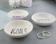 Load image into Gallery viewer, Mini Jewellery Dish - Hashtag # Collection - Not a Jewellery Box
