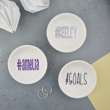 Load image into Gallery viewer, Mini Jewellery Dish - Hashtag # Collection - Not a Jewellery Box

