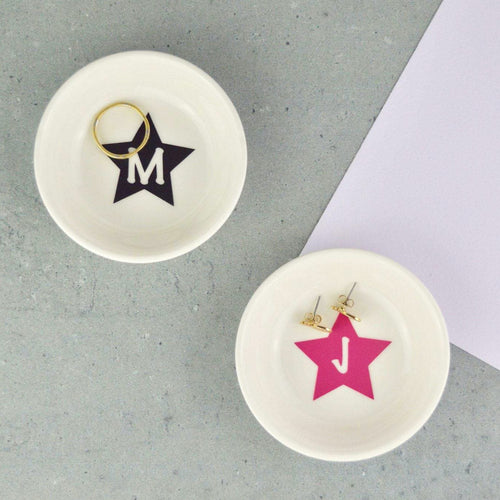 Mini Ring Dish -  Star Design - Not a Jewellery Box