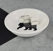 Load image into Gallery viewer, Mini Cufflink Dish - Adventure Collection - Mountains or Bear - Not a Jewellery Box
