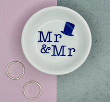 Load image into Gallery viewer, Mr &amp; Mr Ring Dishes - Not a Jewellery Box
