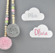 Load image into Gallery viewer, Colourful Cloud Personalised Door Sign - Not a Jewellery Box
