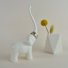 Load image into Gallery viewer, Elephant Ring Display Stand - White - Not a Jewellery Box
