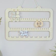 Load image into Gallery viewer, Wooden Earring Holder &amp; Necklace Display - Not a Jewellery Box
