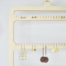 Load image into Gallery viewer, The Large Wooden Earring Holder - Not a Jewellery Box
