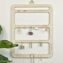 Load image into Gallery viewer, The Large Wooden Earring Holder - Not a Jewellery Box
